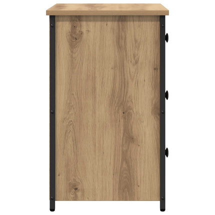 Natskab 2 stk. Brun 40 x 36 x 60 cm Solid genbrugs træ