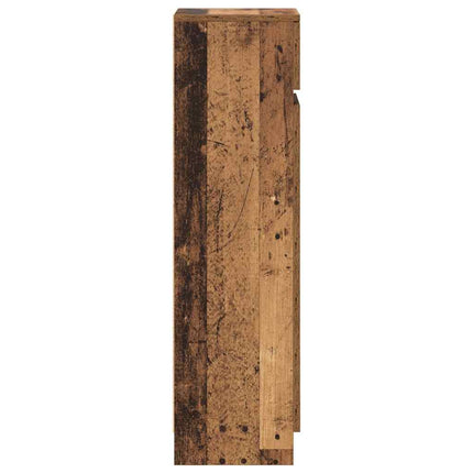 Sko skab 100,5 x 28 x 100 cm Konstrueret træ Gammelt træ