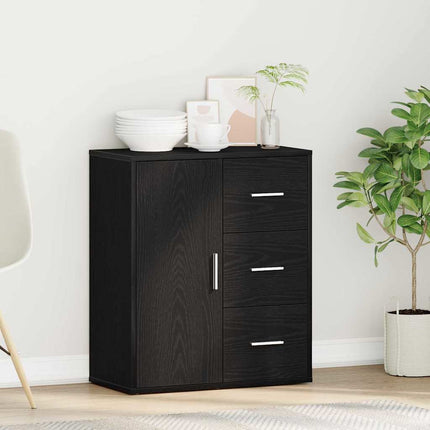 Sideboard Sort eg 60 x 31 x 70 cm Konstrueret træ