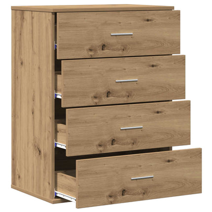 Sideboard Artisan Egetræ 60 x 39 x 80 cm Konstrueret træ