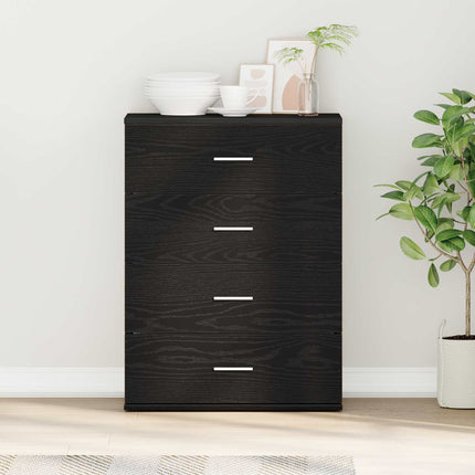 Sideboard Sort eg 60 x 39 x 80 cm Konstrueret træ