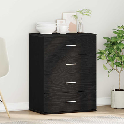 Sideboard Sort eg 60 x 39 x 80 cm Konstrueret træ