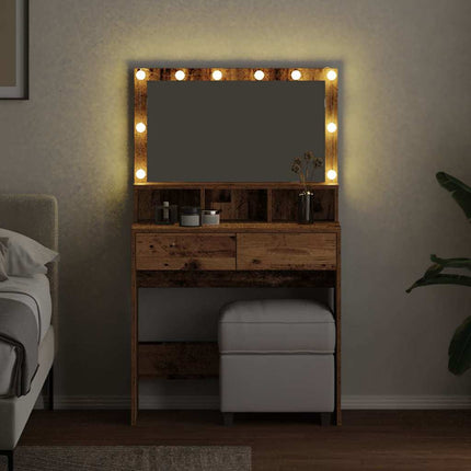 Klædeskab Gammelt træ 80 x 41 x 134,5 cm Konstrueret træ