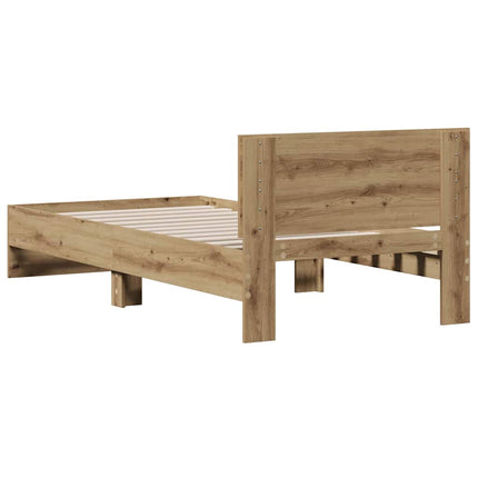 Sengestel Artisan Egetræ 90 x 200 cm Konstrueret træ