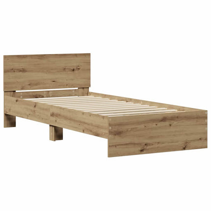 Sengestel Artisan Egetræ 75 x 190 cm Konstrueret træ
