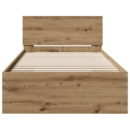 Sengestel Artisan Egetræ 75 x 190 cm Konstrueret træ