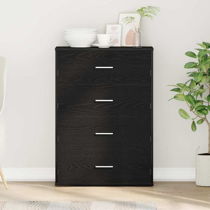 Sideboard Sort eg 60 x 31 x 84 cm Konstrueret træ