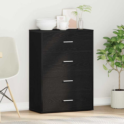 Sideboard Sort eg 60 x 31 x 84 cm Konstrueret træ
