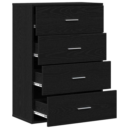 Sideboard Sort eg 60 x 31 x 84 cm Konstrueret træ