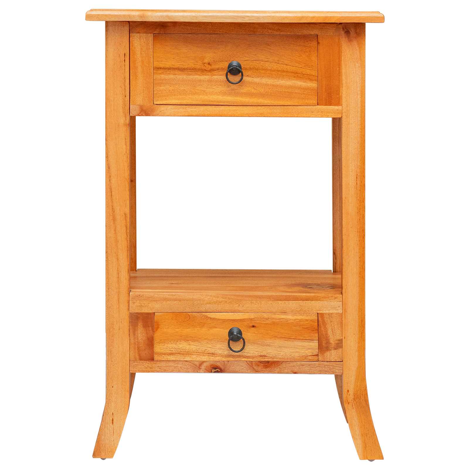 Konsolbord Naturfarvet 50,5 x 30 x 75,5 cm Massiv Mahogni