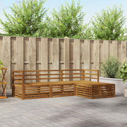 Udendørs sofagruppe Naturfarvet 245,5 x 162,5 x 73 cm