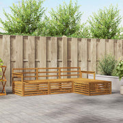 Udendørs sofagruppe Naturfarvet 249,5 x 162,5 x 73 cm