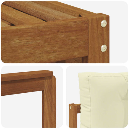 Udendørs sofagruppe Naturlig og Fløde 249,5 x 162,5 x 73 cm