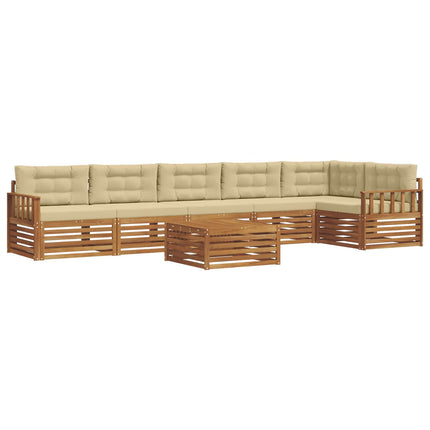 Udendørs sofagruppe 7 stk. Naturlig og Beige