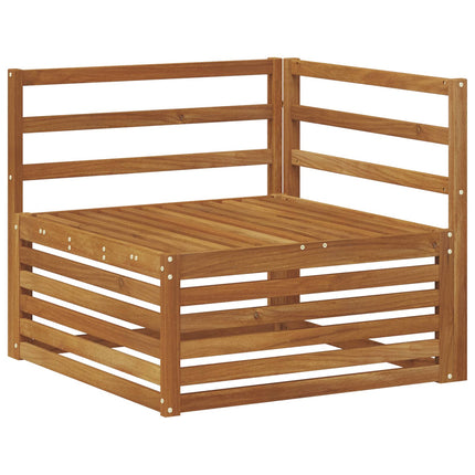 Udendørs sofagruppe 6 pcs Naturfarvet