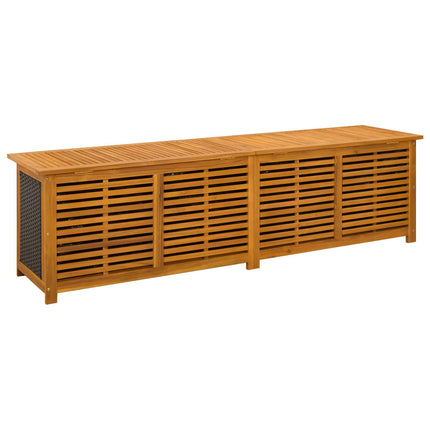 Have Opbevaringskasse 185 L Massivt Akacietræ 200 x 50 x 56 cm