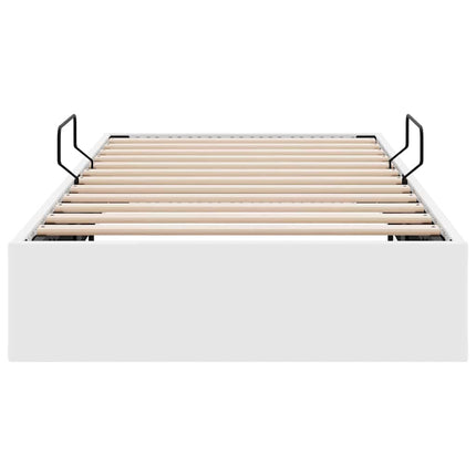 Opbevaringsseng med opbevaring Ren Hvid 100 x 190 cm Kunstlæder