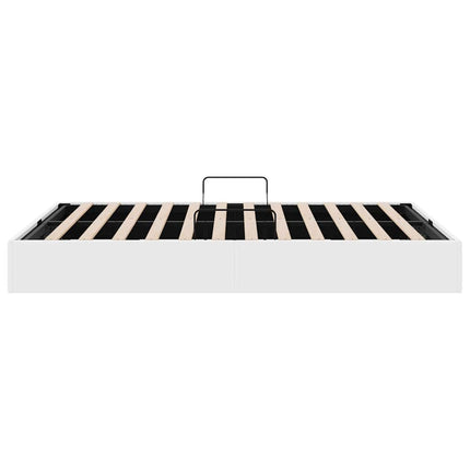 Opbevaringsseng med opbevaring Ren Hvid 153 x 203 cm Kunstlæder