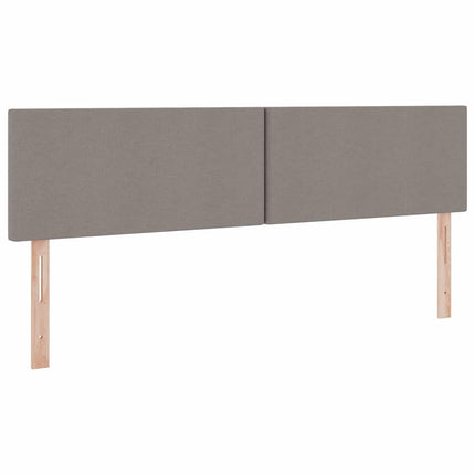 Seng med opbevaring og madras med madras Gråbrun 160 x 200 cm
