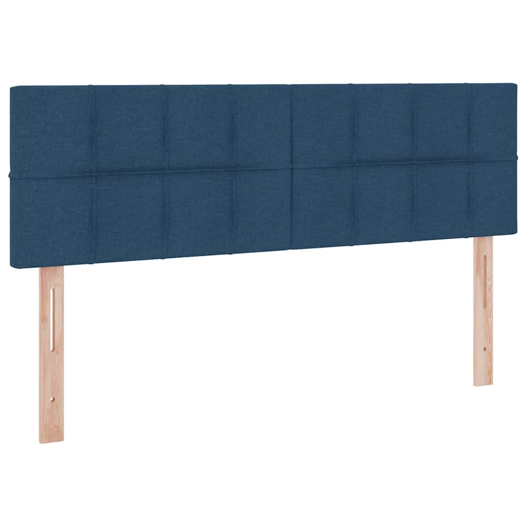 Seng med opbevaring og madras Blå 120 x 200 cm Konstrueret træ