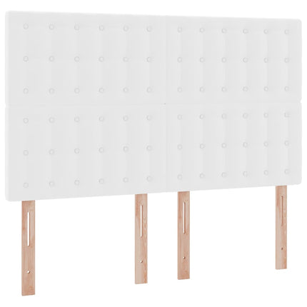 Opbevaringsseng med hovedgærde Ren Hvid 140 x 190 cm Faux læder