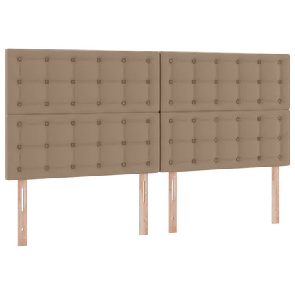 Opbevaringsseng Cappuccino 200 x 200 cm Faux læder