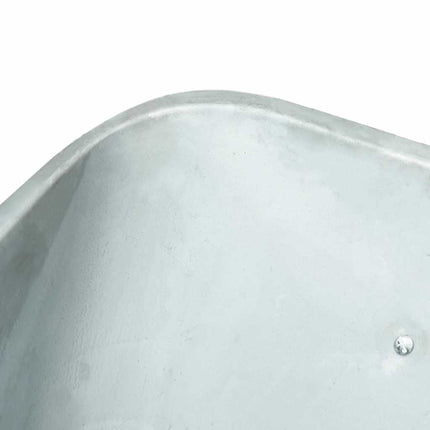 Skubbevogn Sølv og Sort 137 x 60 x 65,5 cm Stål