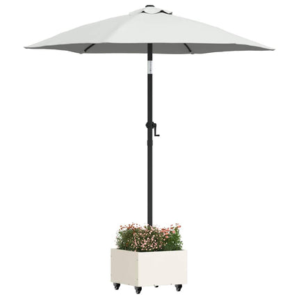 Parasolfod Hvid 45 x 45 x 45 cm Stål