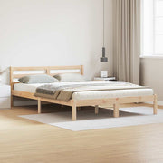 Sengestel Brun 225,5 x 165,5 x 69,5 cm Massivt fyrretræ