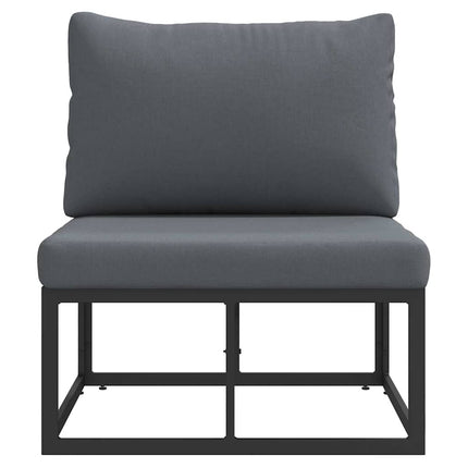 Udendørs Møbler Metal Sort og Anthracit 70 x 71,5 x 71 cm