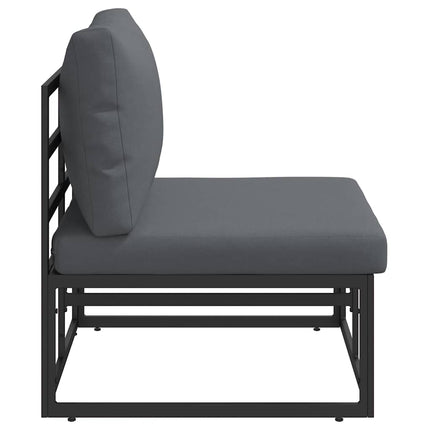 Udendørs Møbler Metal Sort og Anthracit 70 x 71,5 x 71 cm