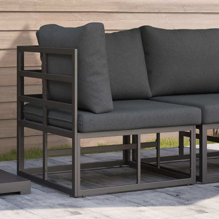 Udendørs Møbler Metal Sort og Anthracit 71,5 x 71,5 x 71 cm