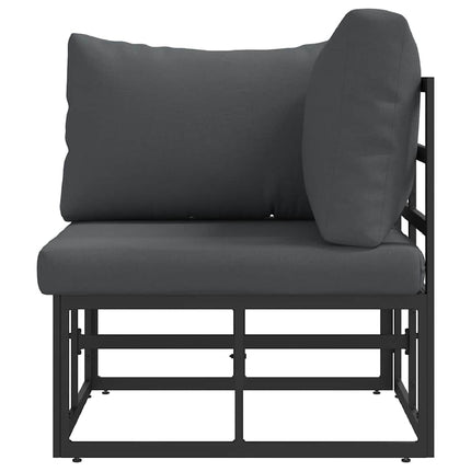 Udendørs Møbler Metal Sort og Anthracit 71,5 x 71,5 x 71 cm