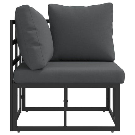 Udendørs Møbler Metal Sort og Anthracit 71,5 x 71,5 x 71 cm