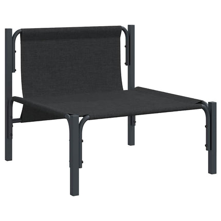 Udendørs Møbler med pude med pude Antracit 80 x 80 x 71 cm Stål