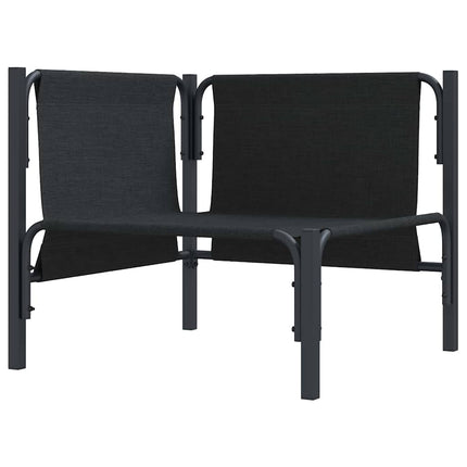 Udendørs Møbler med pude med pude Antracit 80 x 80 x 71 cm Stål