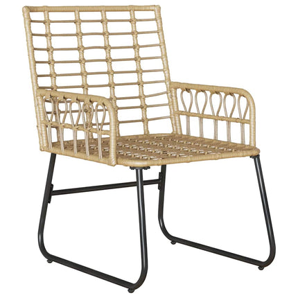 Have Spisebordssæt 3 stk. Brun og Creme polyrattan