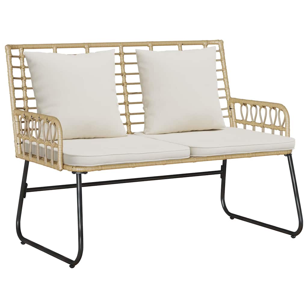 Have Spisebordssæt 3 pcs Brun og Creme polyrattan