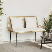 Havebænk Brun og Creme polyrattan