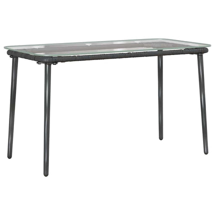Havemøbel Bord Sort 80 x 40 x 45 cm polyrattan