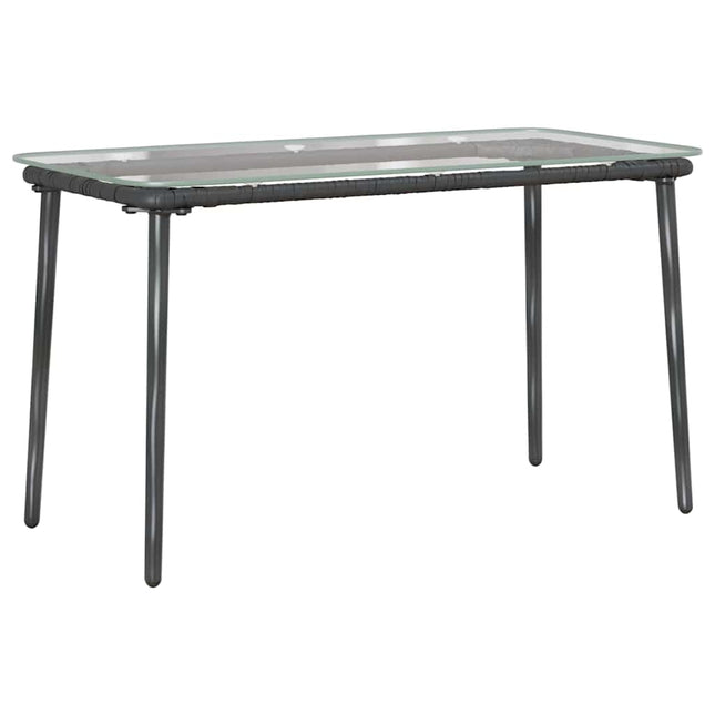 Havemøbel Bord Sort 80 x 40 x 45 cm polyrattan