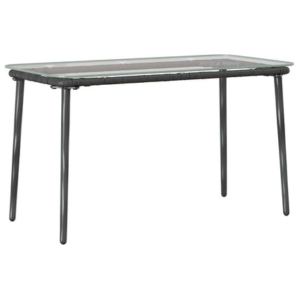 Havemøbel Bord Sort 80 x 40 x 45 cm polyrattan
