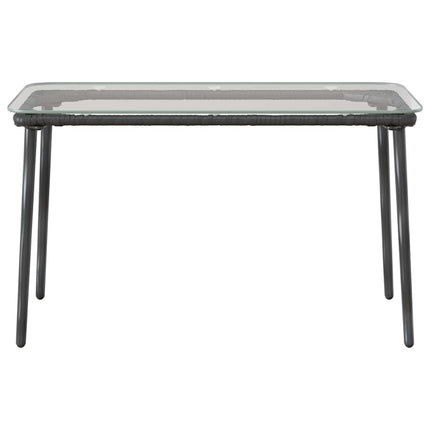 Havemøbel Bord Sort 80 x 40 x 45 cm polyrattan