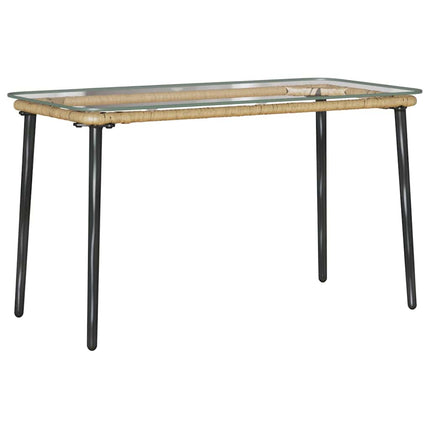 Havemøbel Bord Naturfarvet 80 x 40 x 45 cm polyrattan