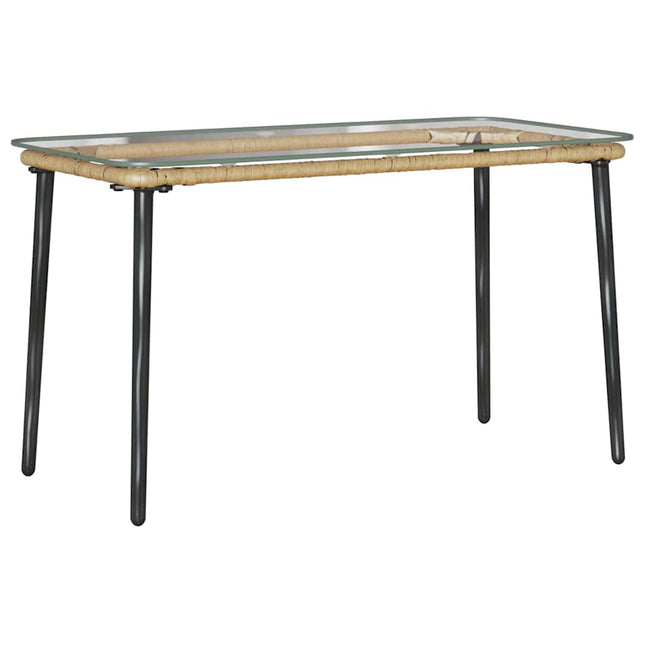 Havemøbel Bord Naturfarvet 80 x 40 x 45 cm polyrattan