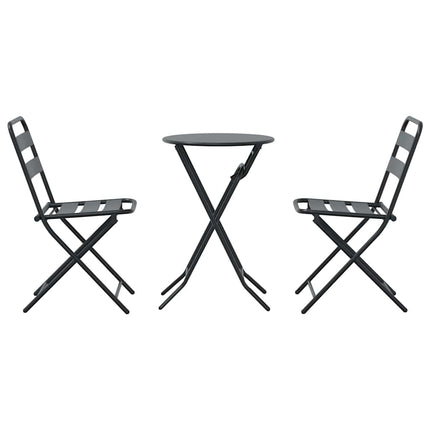Have Bistro Sæt 3 pcs Antracit Stål