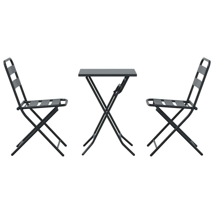 Have Bistro Sæt 3 pcs Antracit Stål