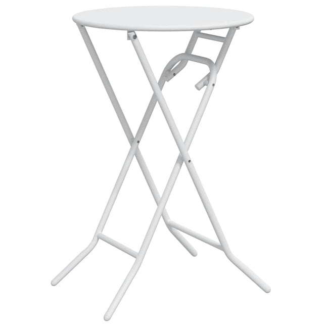 Havemøbel Bord Hvid 50 x 50 x 72 cm Metal