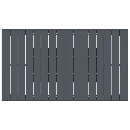 Terrassebord Antracit 180 x 80 x 74 cm Pulverlakeret stål
