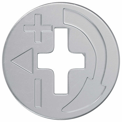Kam Lås Skruer 12 stk. Sølv 15 x 11,5 mm Metal
